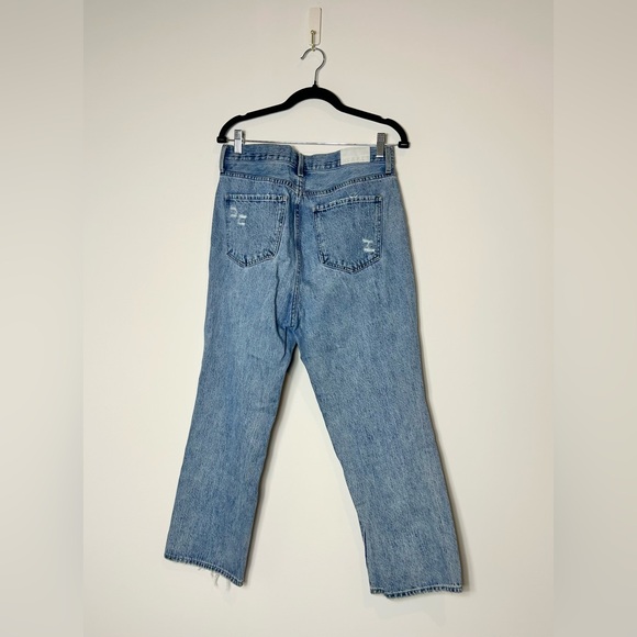PISTOLA Cassie Crop Jeans - Super High Rise Straight Crop in Elixir - Picture 3 of 5